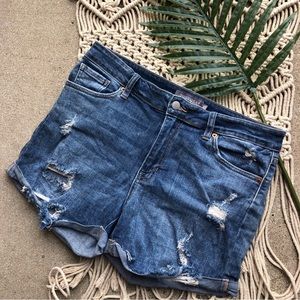 Just USA Distressed Jean Shorts Size 30